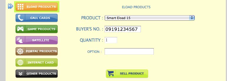 Load Central Eload Products List