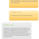 Kenneth Francis E. Galang - Scammer - Text Communication