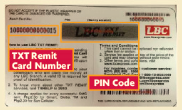 LBC Txt Remit Card